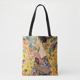 Gustav Klimt - Dame mit Fächer Tasche