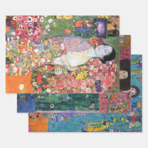 Gustav Klimt, Damen Geschenkpapier Set