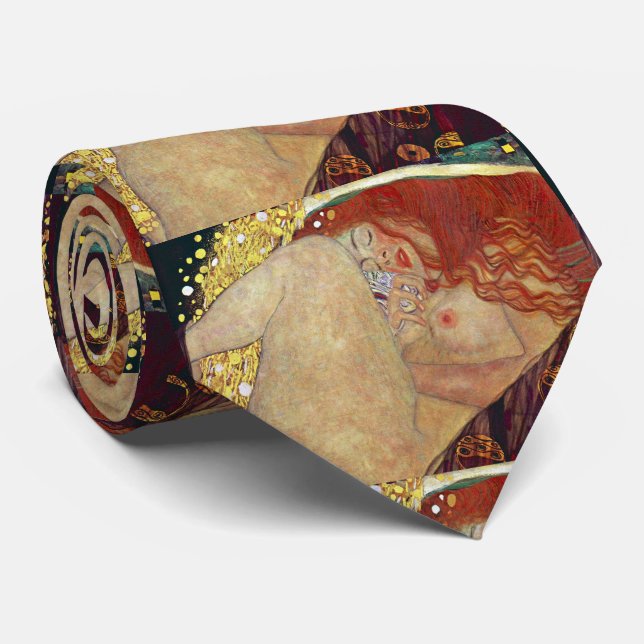 Gustav Klimt, "Danae" ネ タ イ Krawatte (Gerollt)