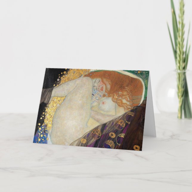 Gustav Klimt - Danae Karte (Vorderseite)