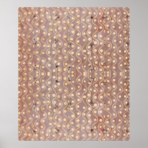 Gustav Klimt - Das Engelschor Kleid Muster Poster