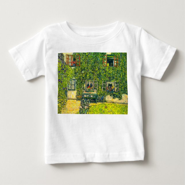 Gustav Klimt Das Haus Guardaboschi Baby T-shirt (Vorderseite)