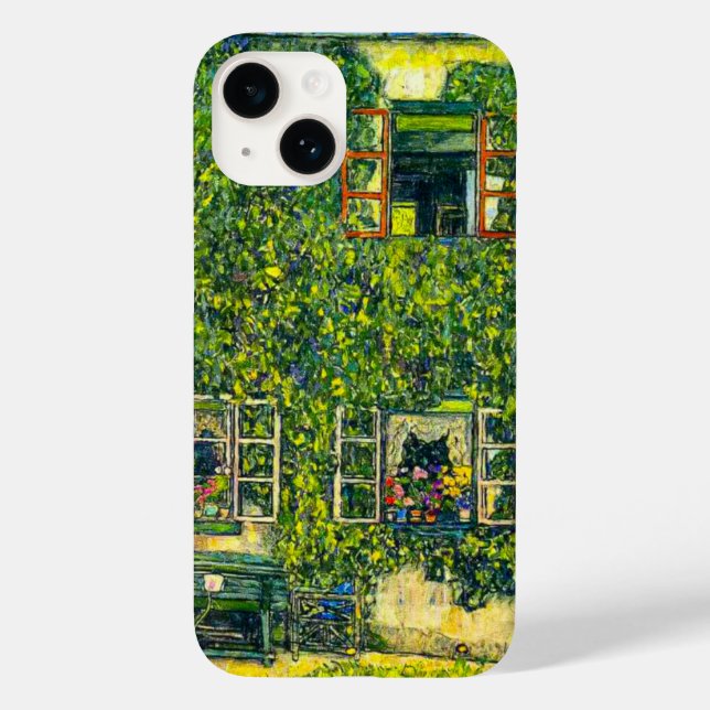 Gustav Klimt Das Haus Guardaboschi Case-Mate iPhone 14 Hülle (Rückseite)