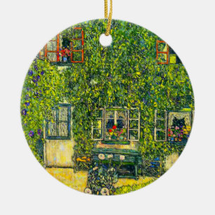 Gustav Klimt Das Haus Guardaboschi Keramik Ornament