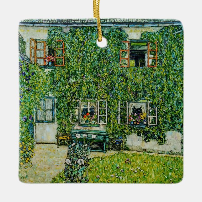 Gustav Klimt - Das Haus Guardaboschi Keramikornament (Vorderseite)
