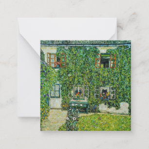 Gustav Klimt - Das Haus Guardaboschi Mitteilungskarte