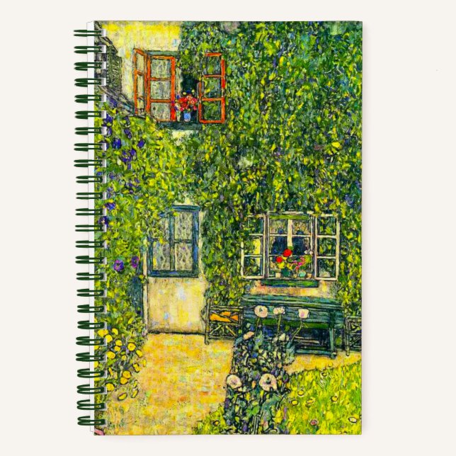 Gustav Klimt Das Haus Guardaboschi Notizbuch (Vorderseite)