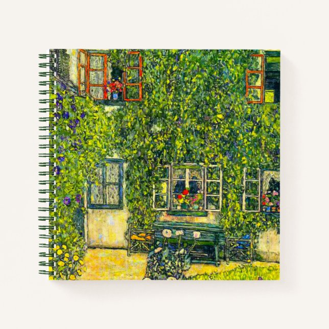 Gustav Klimt Das Haus Guardaboschi Notizbuch (Vorderseite)