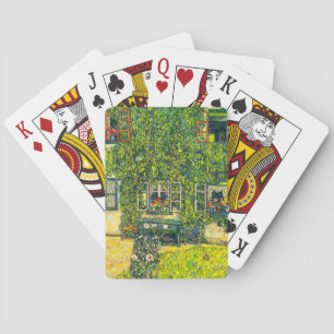 Gustav Klimt Das Haus Guardaboschi Spielkarten
