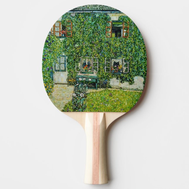 Gustav Klimt - Das Haus Guardaboschi Tischtennis Schläger (Vorderseite)