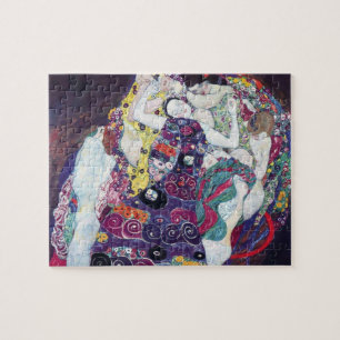Gustav Klimt das Jungfrau-Puzzlespiel