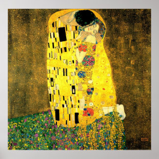 Gustav Klimt - Das Kiss Poster