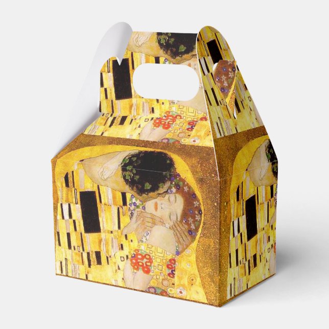 Gustav Klimt Das klassische Kiss-Gemälde Geschenkschachtel (Vorderseite)