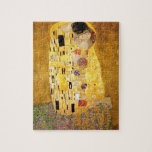 Gustav Klimt das Kuss-Puzzlespiel<br><div class="desc">Gustav Klimt das Kusspuzzlespiel. GrafikÖlfarbe auf Leinwand von 1907-1908. Der Kuss ist bekannteste Malerei Gustav Klimts,  eine schöne Arbeit,  welche die Höhe seines goldenen Zeitraums darstellt. Ein perfektes Geschenk für Liebhaber des österreichischen Symbolismus,  Gustav Klimt und schöne Kunst.</div>