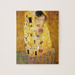 Gustav Klimt das Kuss-Puzzlespiel