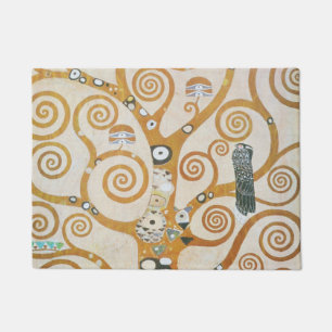 Gustav Klimt Der Baum des Lebens Art Nouveau Fußmatte
