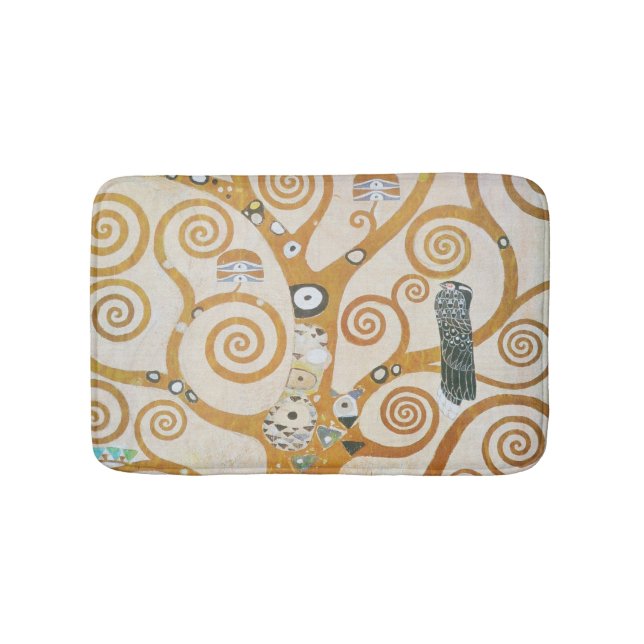 Gustav Klimt Der Baum des Lebens Jugendstil Badematte (Vorderseite)