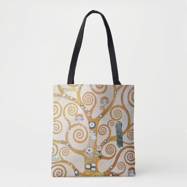 Gustav Klimt Der Baum des Lebens Jugendstil Tasche (Vorderseite)