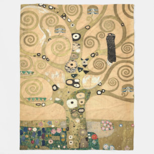 Gustav Klimt - Der Baum des Lebens, Stoclet Frieze Fleecedecke