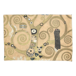 Gustav Klimt - Der Baum des Lebens, Stoclet Frieze Kissenbezug