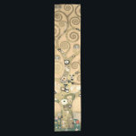 Gustav Klimt - Der Baum des Lebens, Stoclet Frieze Kurzer Tischläufer<br><div class="desc">The Tree of Life,  Stoclet Frieze,  zentraler Teil der links Tafel - Gustav Klimt,  Pappe,  1909</div>