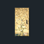 Gustav Klimt - Der Baum des Lebens, Stoclet Frieze Leinwanddruck<br><div class="desc">The Tree of Life, Stoclet Frieze, zentraler Teil der links Tafel - Gustav Klimt, Pappe, 1909</div>