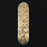 Gustav Klimt - Der Baum des Lebens, Stoclet Frieze Skateboard<br><div class="desc">The Tree of Life,  Stoclet Frieze,  zentraler Teil der links Tafel - Gustav Klimt,  Pappe,  1909</div>