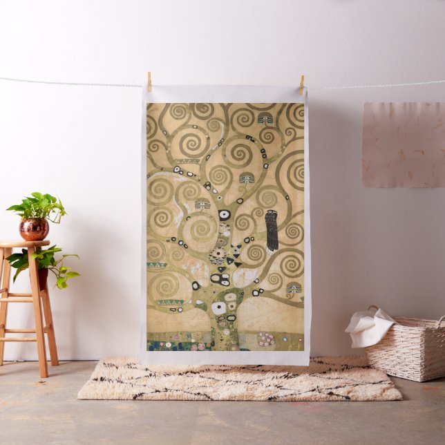 Gustav Klimt - Der Baum des Lebens, Stoclet Frieze Stoff (Beispiel)