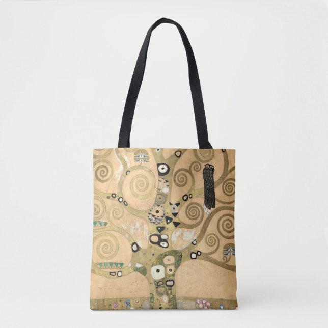 Gustav Klimt - Der Baum des Lebens, Stoclet Frieze Tasche (Vorderseite)