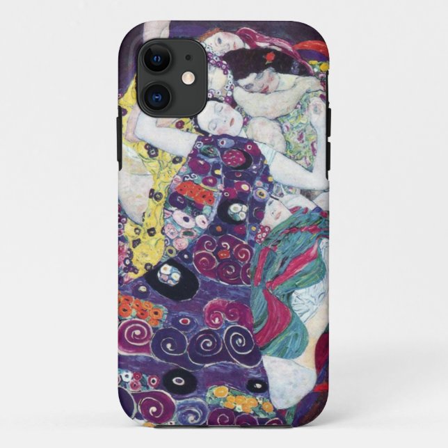 Gustav Klimt der Jungfrau iPhone Fall Case-Mate iPhone Hülle (Rückseite)