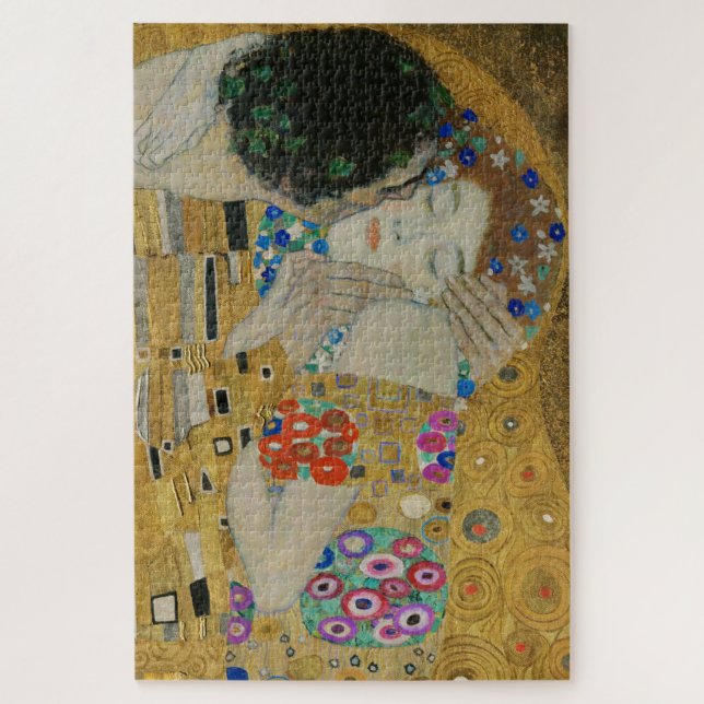 Gustav Klimt Der Kiss (Vertikal)