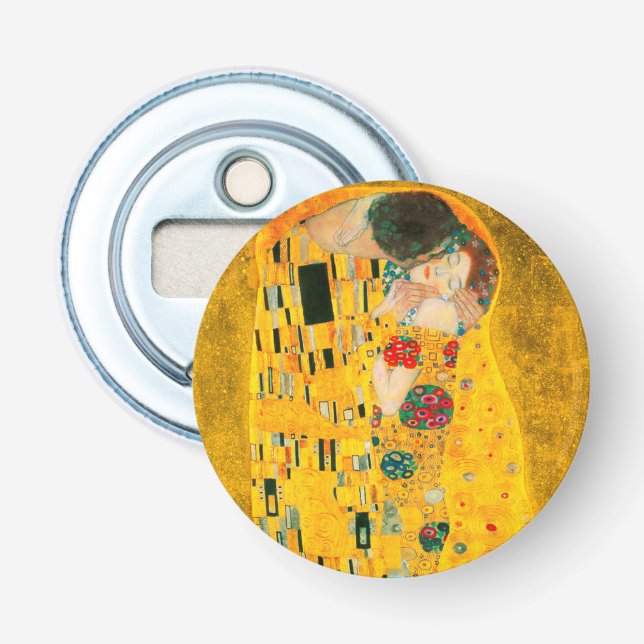 Gustav Klimt Der Kiss Flaschenöffner (Vorderseite)