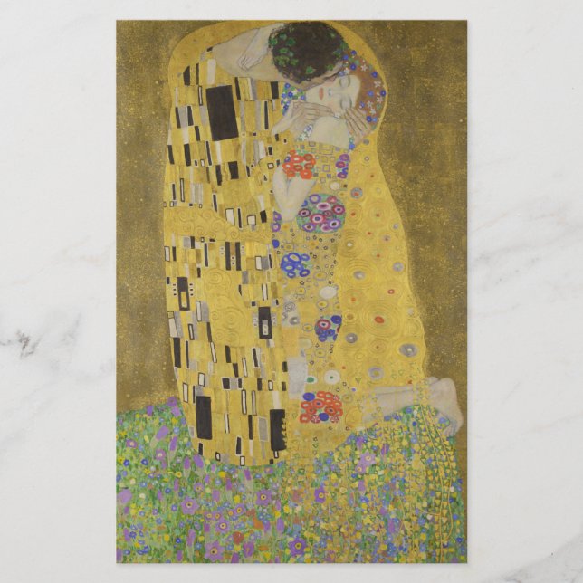 Gustav Klimt Der Kiss Flyer (Vorne)