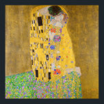 Gustav Klimt Der Kiss ist wieder lebendig. Poster<br><div class="desc">Suchen Sie nach dynamischen Klimt-Plakaten? Gerne bieten wir Ihnen dieses digital restaurierte Bild von Gustav Klimts bahnbrechendem Gemälde The Kiss an, einem der romantischsten Bilder der Kunstgeschichte. Der Kuss (Liebhaber) wurde zwischen 1907 und 1908 vom österreichischen Symbolik-Maler Gustav Klimt gemalt, dem Höhepunkt seiner "Goldenen Periode", als er eine Reihe von...</div>