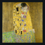 Gustav Klimt Der Kiss Poster<br><div class="desc">Eines der ikonischsten Bilder von Gustav Klimt: Der Kuss.</div>