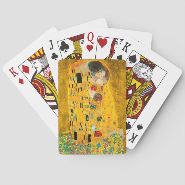 Gustav Klimt Der Kiss Spielkarten (Rückseite)