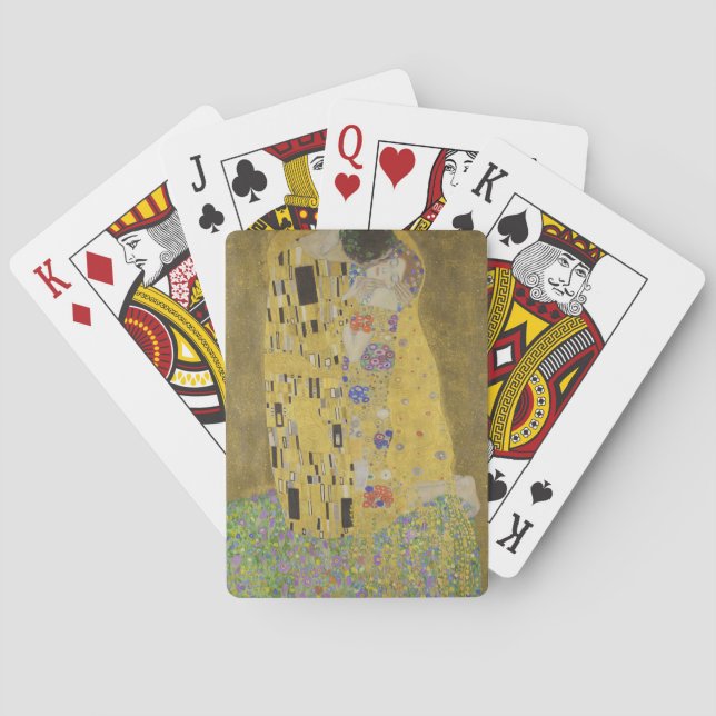 Gustav Klimt Der Kiss Spielkarten (Rückseite)