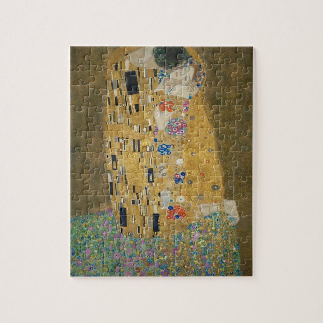 Gustav Klimt - Der Kuss (Vertikal)