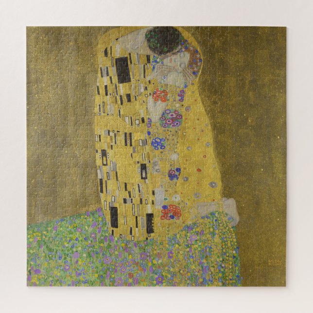 Gustav Klimt Der Kuss (Vertikal)
