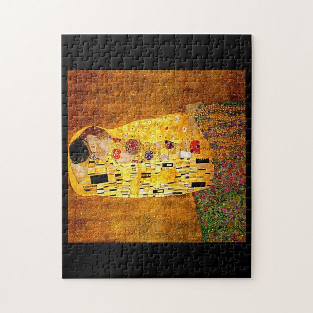 Gustav Klimt, der Kuss, (Vertikal)