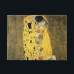 GUSTAV KLIMT - Der Kuss 1907 Fußmatte<br><div class="desc">GUSTAV KLIMT - Der Kuss 1907
Öl- und Goldfolie auf Leinwand</div>