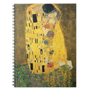 GUSTAV KLIMT - Der Kuss 1907 Notizblock