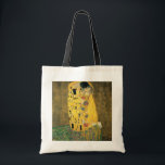 GUSTAV KLIMT - Der Kuss 1907 Tragetasche<br><div class="desc">GUSTAV KLIMT - Der Kuss 1907
Öl- und Goldfolie auf Leinwand</div>