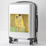 Gustav Klimt - Der Kuss Aufkleber<br><div class="desc">Der Kuss - Gustav Klimt 1907-1908</div>