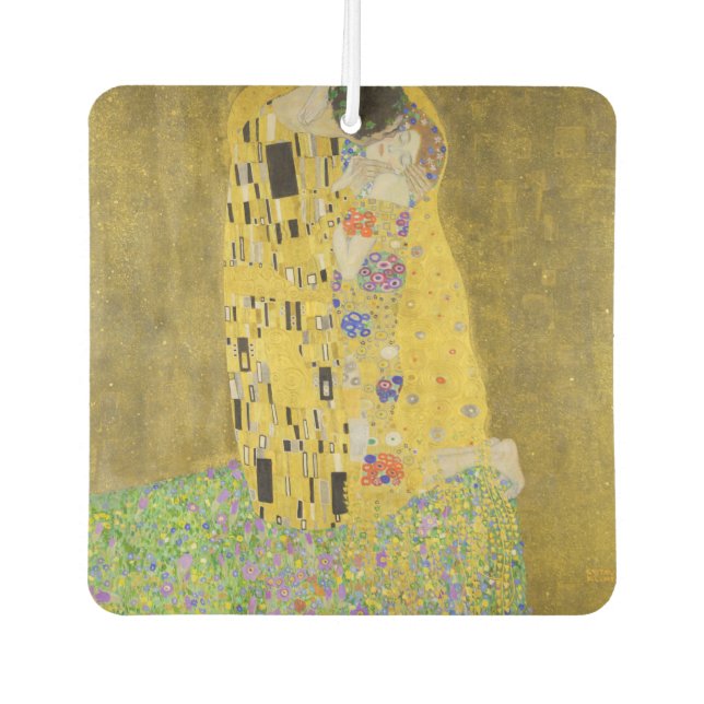 Gustav Klimt - Der Kuss Autolufterfrischer (Vorderseite)