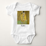 Gustav Klimt - Der Kuss Baby Strampler<br><div class="desc">Der Kuss - Gustav Klimt 1907-1908</div>