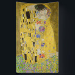 Gustav Klimt - Der Kuss Banner<br><div class="desc">Der Kuss - Gustav Klimt 1907-1908</div>