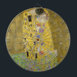 Gustav Klimt - Der Kuss Dartscheibe<br><div class="desc">Der Kuss - Gustav Klimt 1907-1908</div>