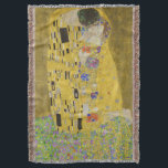Gustav Klimt - Der Kuss Decke<br><div class="desc">Der Kuss - Gustav Klimt 1907-1908</div>