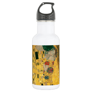 Gustav Klimt //der Kuss //Der Kuss Edelstahlflasche